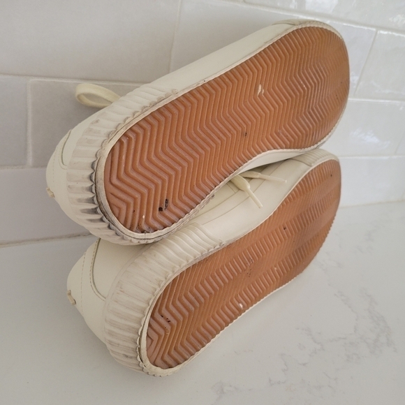 Ted Baker Kimiah Sneakers Ecru Cream Ivory Leather Vulcanised Trainer 39.5 - Picture 11 of 12